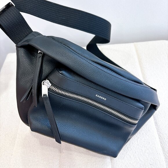 99% NEW SANDRO MENS BELT BAG - Picture 5 of 14